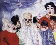 James Ensor Death and the Masks oil painting artist